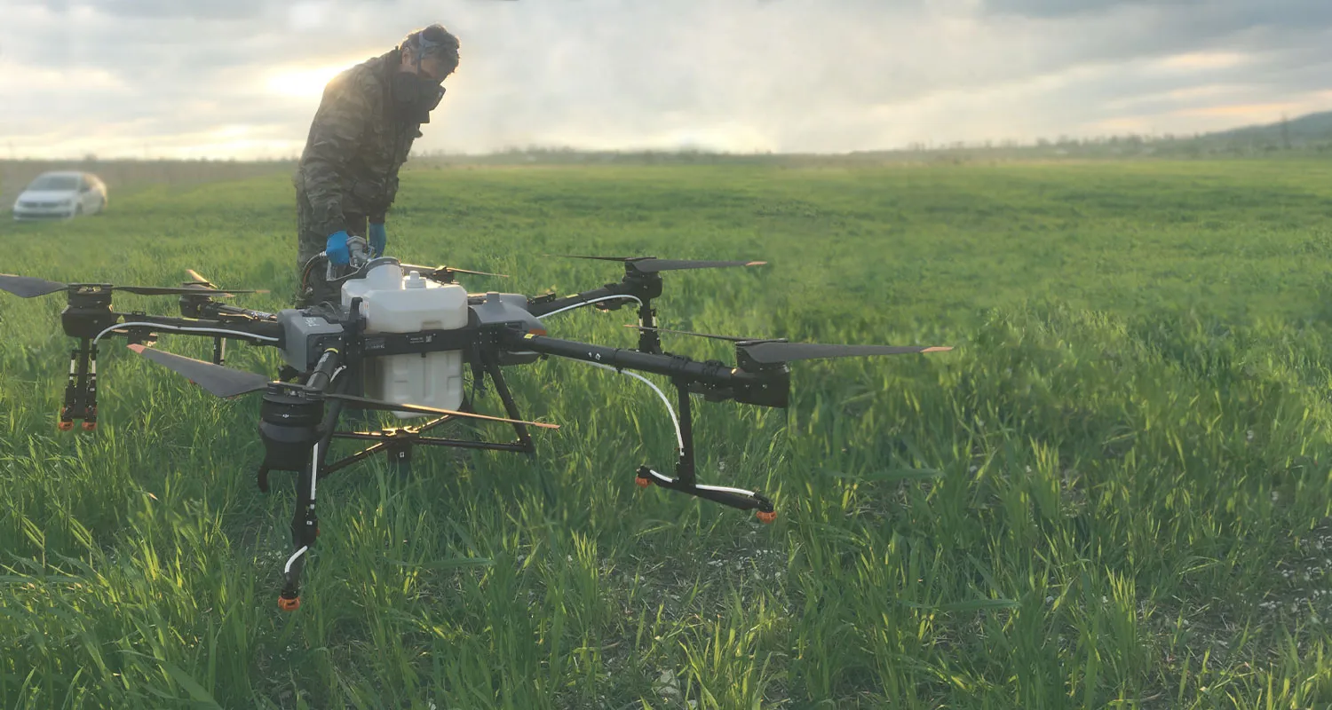 Обучение в Краснодаре основам эксплуатации БПЛА DJI Agras, февраль